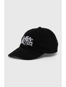 Vertere Berlin șapcă de baseball din bumbac NETWORK culoarea negru, cu imprimeu, VER C41
