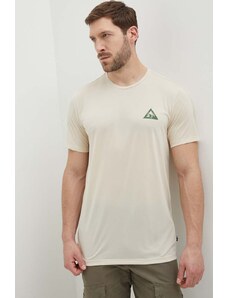 Picture tricou sport Travis culoarea bej, cu imprimeu, MTS785
