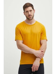 Smartwool tricou sport Active Ultralite culoarea portocaliu, neted, 16544