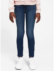 Fete GAP Everyday Super Skinny Washwell Jeans pentru copii Albastru