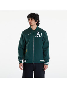 Jachetă bomber pentru bărbați Nike Men's AC Bomber Jacket Oakland Athletics Pro Green/ Pro Green/ White