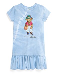 Polo Ralph Lauren rochie din bumbac pentru copii mini, drept