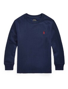 Polo Ralph Lauren pulover de bumbac pentru copii culoarea albastru marin, light, 322843804002