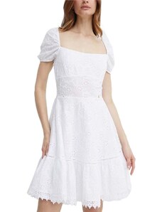 GUESS Rochie Ss Clio Flare Midi Dress W4GK50WG590 g011 pure white