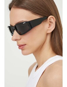 Off-White ochelari de soare femei, culoarea negru, OERI118_641007