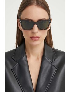 Off-White Answear Lab ochelari de soare femei, culoarea maro, OERI110_546055