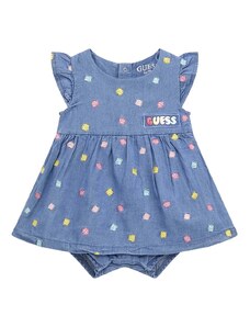 GUESS K Bodysuit Pentru copii Chambray Ss Dress Bodysuit S4GG17WFBS0 mslb medium sky light blu