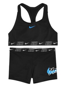 Nike Swim Modă de plajă sport azur / negru / alb