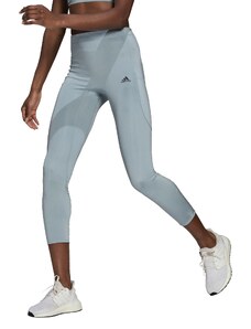 adidas Women's Fast Impact Shiny Running 7/8 Magic Grey Leggings