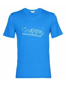 Men's T-Shirt icebreaker Tech Lite II SS Alp Lazurite