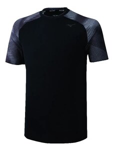 Pánské tričko Mizuno Printed Tee černé, M