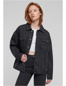 UC Ladies Women's oversized denim jacket from the 90s - black washed