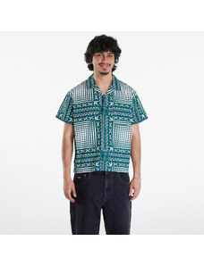 OBEY Clothing Bluză pentru bărbați OBEY Cortex Woven Shirt Aventurine Green/ Multi