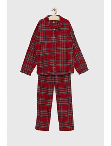 GAP pijama copii culoarea rosu, modelator