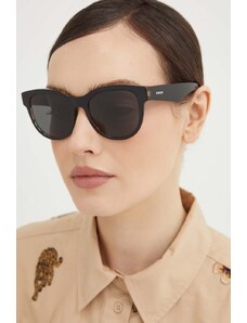 Burberry ochelari de soare femei, culoarea negru, 0BE4432U