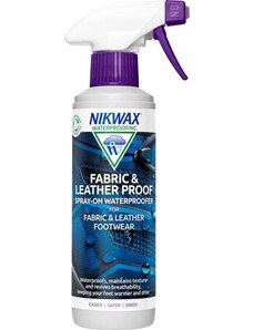 Nikwax agent de impregnare cu spray cu burete, piele și încălțăminte combinată Fabric & Leather Proof Spray 300ml
