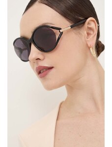 Tom Ford ochelari de soare femei, culoarea negru, FT1090_5901A