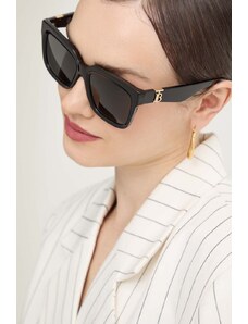 Burberry ochelari de soare femei, culoarea negru, 0BE4419