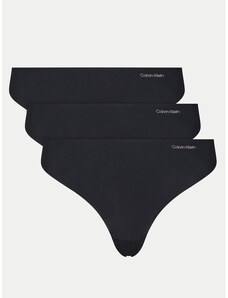Set 3 perechi de chiloți tanga Calvin Klein Underwear
