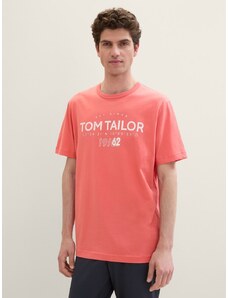 Tom Tailor Tricou cu imprimeu - Roşu
