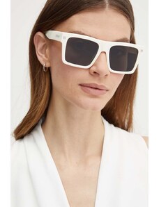 Off-White ochelari de soare femei, culoarea bej, OERI109_540107