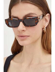 Off-White ochelari de soare femei, culoarea negru, OERI124_496007