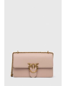 Pinko poseta de piele culoarea roz