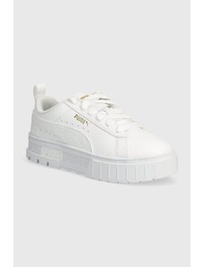 Puma sneakers pentru copii Mayze Lth PS culoarea alb