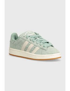 adidas Originals sneakers din piele intoarsă Campus 00s culoarea verde, JI1984