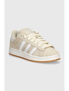 adidas Originals sneakers din piele întoarsă Campus 00s culoarea bej, ID1435