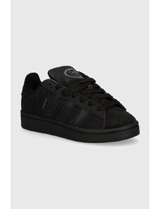 adidas Originals sneakers de piele întoarsă pentru copii CAMPUS 00s culoarea negru, JI4395
