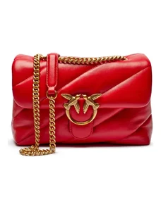 Pinko De piele geantă pe umăr LOVE PUFF CLASSIC