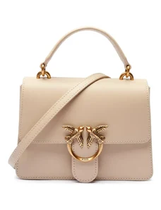 Pinko De piele cufăr Love One Top Handle Mini