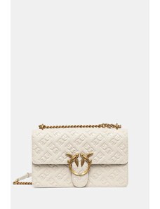 Pinko poseta de piele culoarea bej, 100941 A1YB