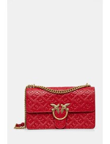 Pinko poseta de piele culoarea rosu, 100941 A1YB