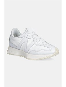 New Balance sneakers din piele 327 culoarea alb, U327LP