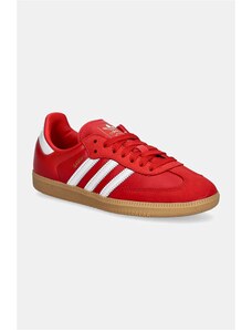 adidas Originals sneakers din piele Samba OG W culoarea rosu, IE6524
