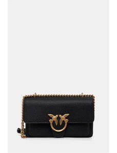 Pinko poseta de piele culoarea negru, 104528 A29Q