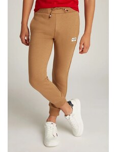 Tommy Hilfiger pantaloni de trening pentru copii culoarea maro, uni, KB0KB09308
