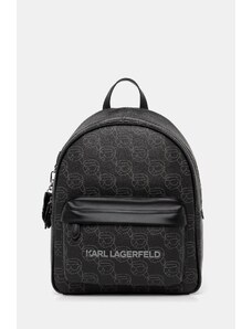 Karl Lagerfeld rucsac femei, culoarea negru, mare, modelator, A1W30133