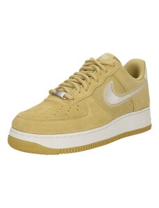 Nike Sportswear Sneaker low 'AIR FORCE 1 '07 LV8' galben curry / alb