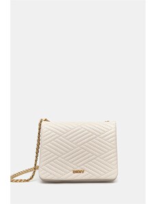 Dkny poseta de piele culoarea bej, R44EKI06