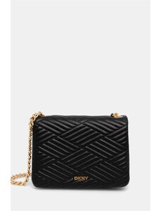Dkny poseta de piele culoarea negru, R44EKI06