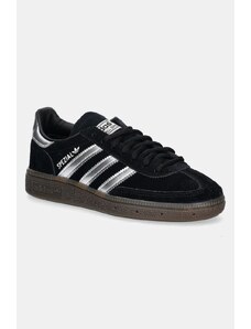 adidas Originals sneakers din piele întoarsă Handball Spezial culoarea negru, JP5356