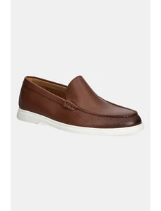 BOSS mocasini Sienne barbati, culoarea maro, 50536173