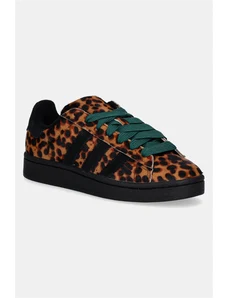 adidas Originals sneakers din piele intoarsă Campus 00S W culoarea maro, JH9768