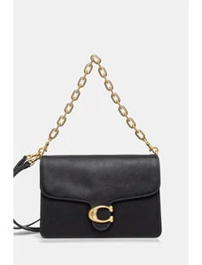 Coach geantă de piele TABBY culoarea negru, CY920