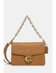 Coach geantă de piele TABBY culoarea bej, CY920