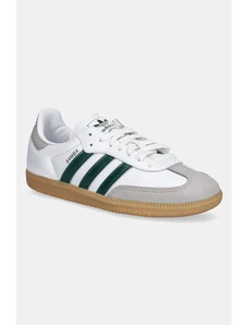 adidas Originals sneakers din piele Samba OG culoarea alb, JI2724