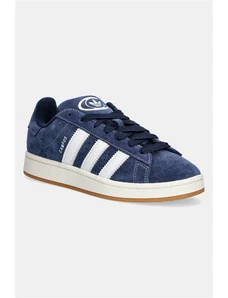 adidas Originals sneakers din piele intoarsă Campus 00s culoarea albastru marin, JR8163